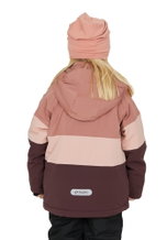 Zigzag Winter-Skijacke Taylora W-PRO 15.000 (4-Wege-Stretch, wasserdicht, winddicht) Burlwood rosa Kinder